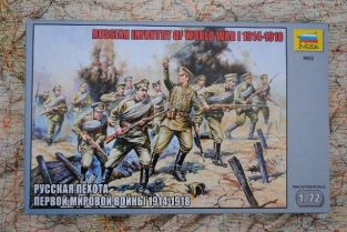 Zvezda 8082  Russian Infantry of World War I 1914 - 1918
